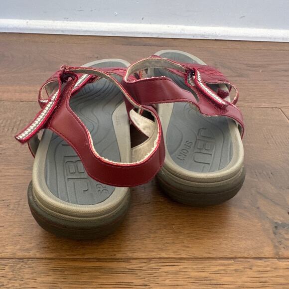 JBU by Jambu Trapper Sport Sandal Red Strappy Outdoor Walking Women's Size 8 - Picture 4 of 8